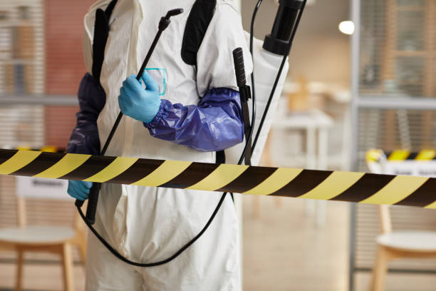 Professional Biohazard Cleanup technician working in Camden, OH